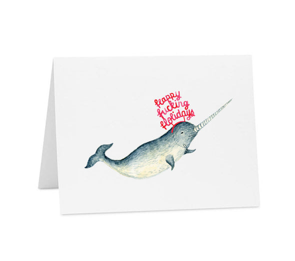 Holiday Saucy: Narwhal Happy Fucking Holidays